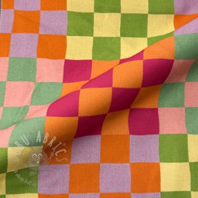 Dekorativno blago Joyful Block Patch digital print