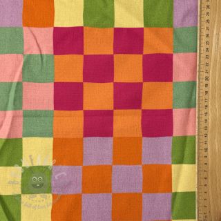 Dekorativno blago Joyful Block Patch digital print