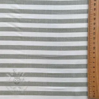 Viskoza YARN DYED Stripes SMALL green