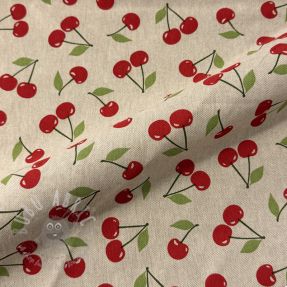 Dekorativno blago Linenlook premium Cherry Happy Joy