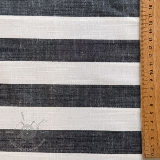 Viskoza YARN DYED Stripes BIG navy