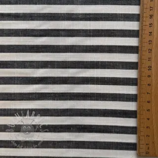 Viskoza YARN DYED Stripes SMALL navy