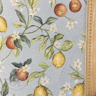 Dekorativno blago GOBELIN premium Citrus Orange Lemon