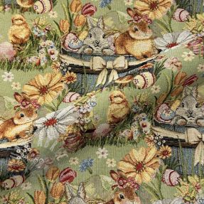 Dekorativno blago GOBELIN premium Playful Easter Scene