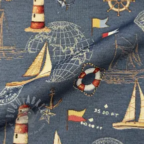Dekorativno blago GOBELIN premium Coast Lighthouse Sea