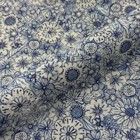 Dekorativno blago Linenlook Bloom Fully Mix digital print