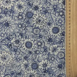 Dekorativno blago Linenlook Bloom Fully Mix digital print
