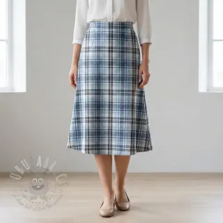 Viscose Scottish Check YARN DYED BRUSHED Ria