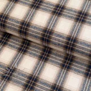 Bombažna tkanina YARN DYED BRUSHED Check Tim beige