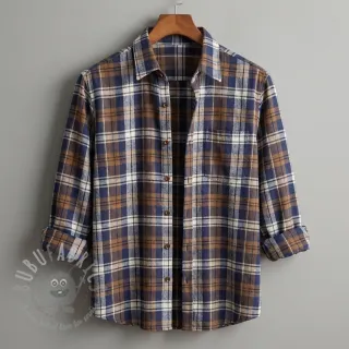 Viscose Scottish Check YARN DYED BRUSHED Atlas brown