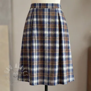 Viscose Scottish Check YARN DYED BRUSHED Atlas brown