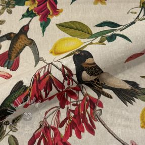 Dekorativno blago Linenlook Lemon Tropic Artisan digital print