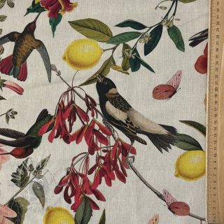 Dekorativno blago Linenlook Lemon Tropic Artisan digital print