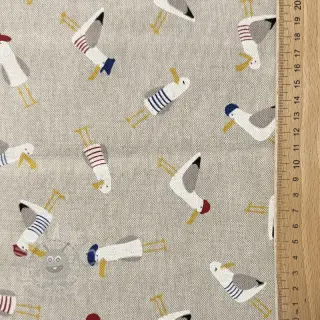 Dekorativno blago Linenlook premium Seagull dress up