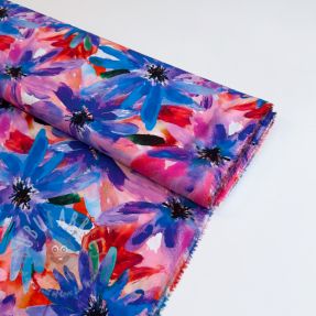 Viskoza ECOVERO Flowers design D digital print