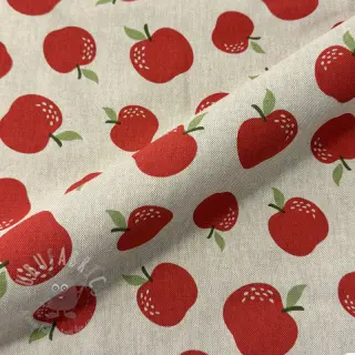 Dekorativno blago Linenlook premium Apple Happy Joy