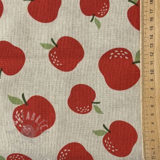 Dekorativno blago Linenlook premium Apple Happy Joy
