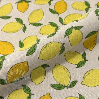 Dekorativno blago Linenlook premium Sunny Lemon Fruit