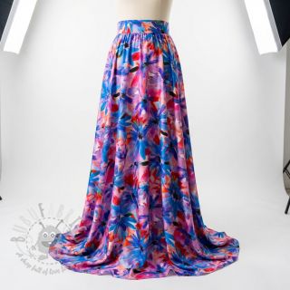 Viskoza ECOVERO Flowers design D digital print