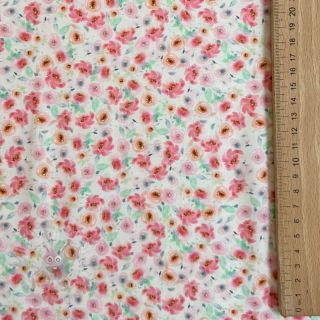 Viskoza RADIANCE Flowers Morene digital print