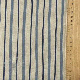 Dekorativno blago Linenlook premium Wavy Art Stripe