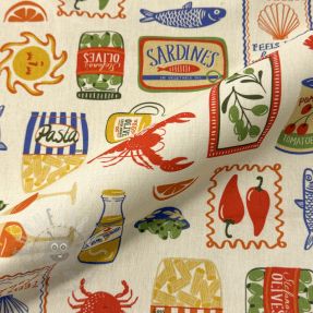 Dekorativno blago Mediterranean Vibe digital print