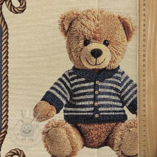 Dekorativno blago GOBELIN PREMIUM Teddy Bear Nautic PANEL