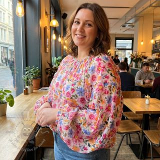 Viskoza RADIANCE Flowers Polly digital print