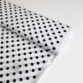 Viskoza RADIANCE Polka dot white