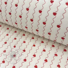 Dvoslojna gaza/muslin STEPPED Heart