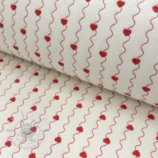 Dvoslojna gaza/muslin STEPPED Heart