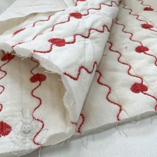 Dvoslojna gaza/muslin STEPPED Heart