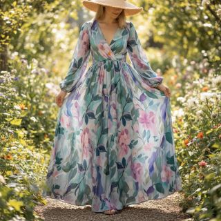 Viskoza RADIANCE Flower design C digital print