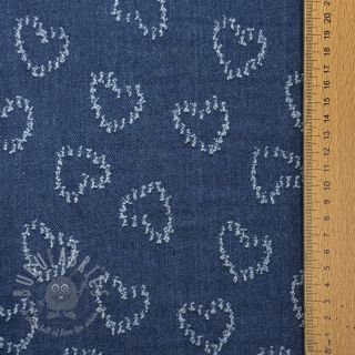 JEANS DENIM JACQUARD Hearts