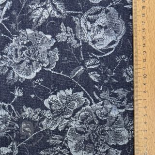 JEANS DENIM JACQUARD Flowie