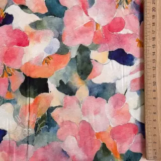 Viskoza SATIN Flowers Tora digital print