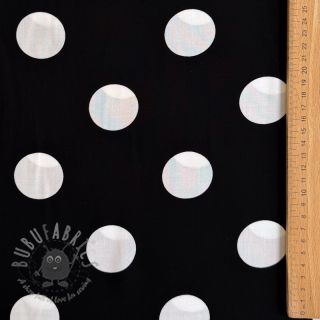 Viskoza RADIANCE Polka BIG dot black
