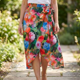 Viskoza RADIANCE Flower design B digital print