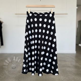 Viskoza RADIANCE Polka BIG dot black