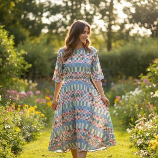 Viskoza RADIANCE Fantasia multi digital print