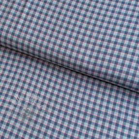 Bombažna tkanina YARN DYED Check Anabel teal