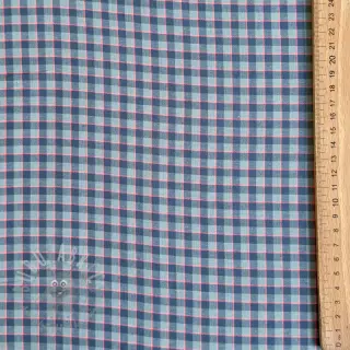 Bombažna tkanina YARN DYED Check Anabel teal