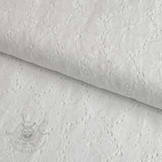 Bombažna tkanina EMBROIDERY 2 side Camelia