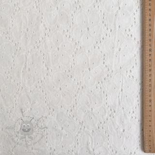 Bombažna tkanina EMBROIDERY 2 side Camelia