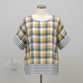 Dvoslojna gaza/muslin DOUBLE SIDED Summer Check