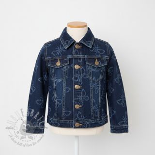 JEANS DENIM JACQUARD Butterflies