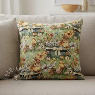 Dekorativno blago GOBELIN premium Playful Easter Scene