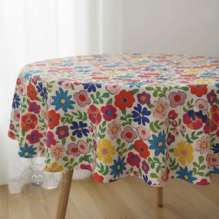 Dekorativno blago Linenlook Flower Fiesta Field digital print