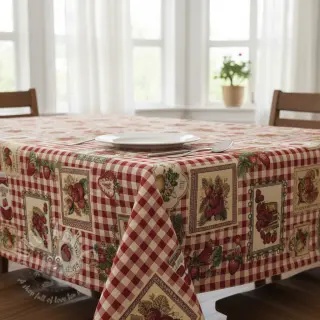 Dekorativno blago GOBELIN premium Strawberry Jam Check