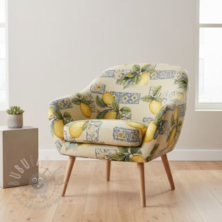 Dekorativno blago GOBELIN premium Citrus Lemon Azulejos